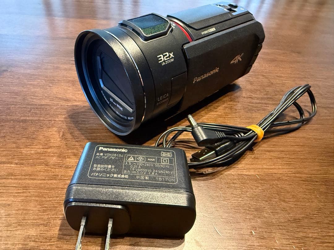 美品 Panasonic HC-WX1M デジタル4Kビデオカメラ