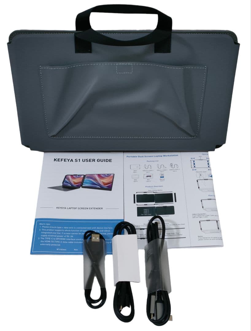 KEFEYA ノートパソコン画面エクステンダー 14インチ ポータブルモニター