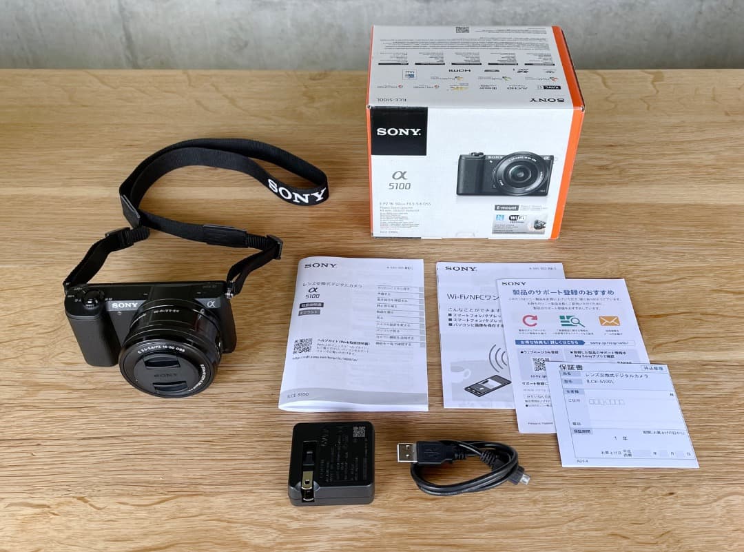 新品　SONY α5100 ソニー ミラーレス一眼 ズームレンズキット