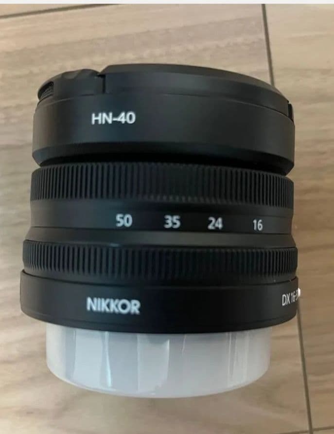 ニコンZ DX 16-50mm f/3.5-6.3VR保護フィルターとフード装着