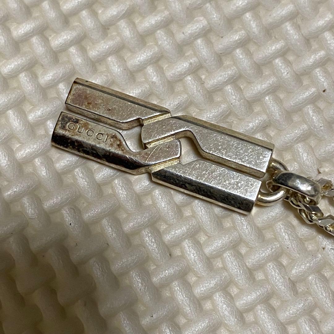 グッチ GUCCI ノット インフィニティ プレート ネックレス Ag925