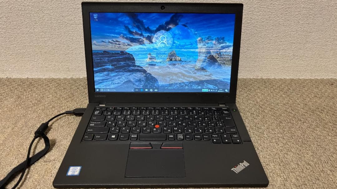 【中古】Lenovo X260 i7/16GB/SSD500GB 起動確認済