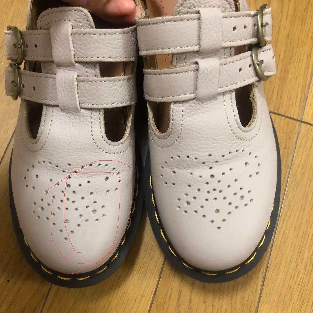 Dr. Martens UK4 8065 メリージェーン　ベージュ ローファー