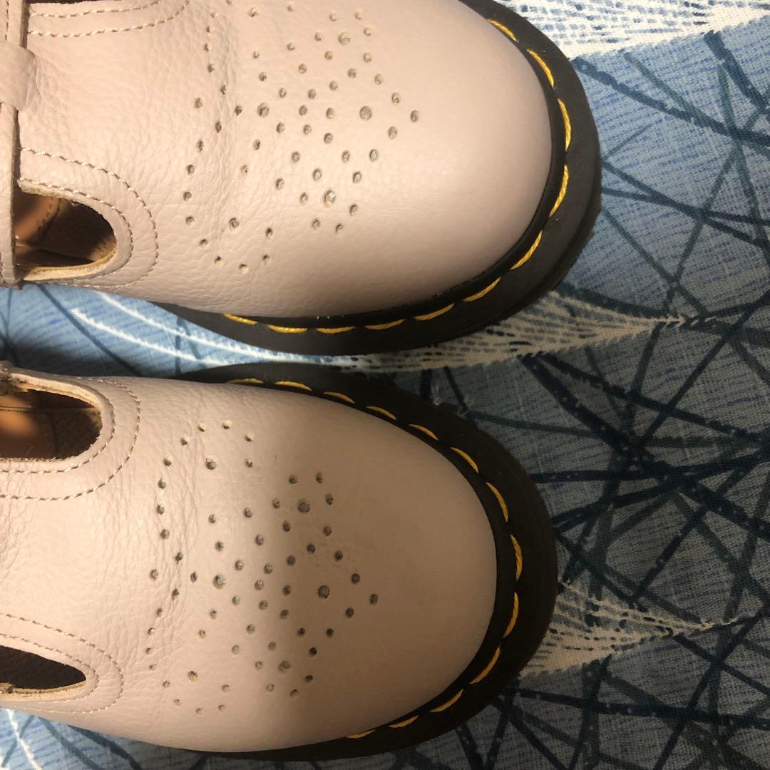 Dr. Martens UK4 8065 メリージェーン　ベージュ ローファー