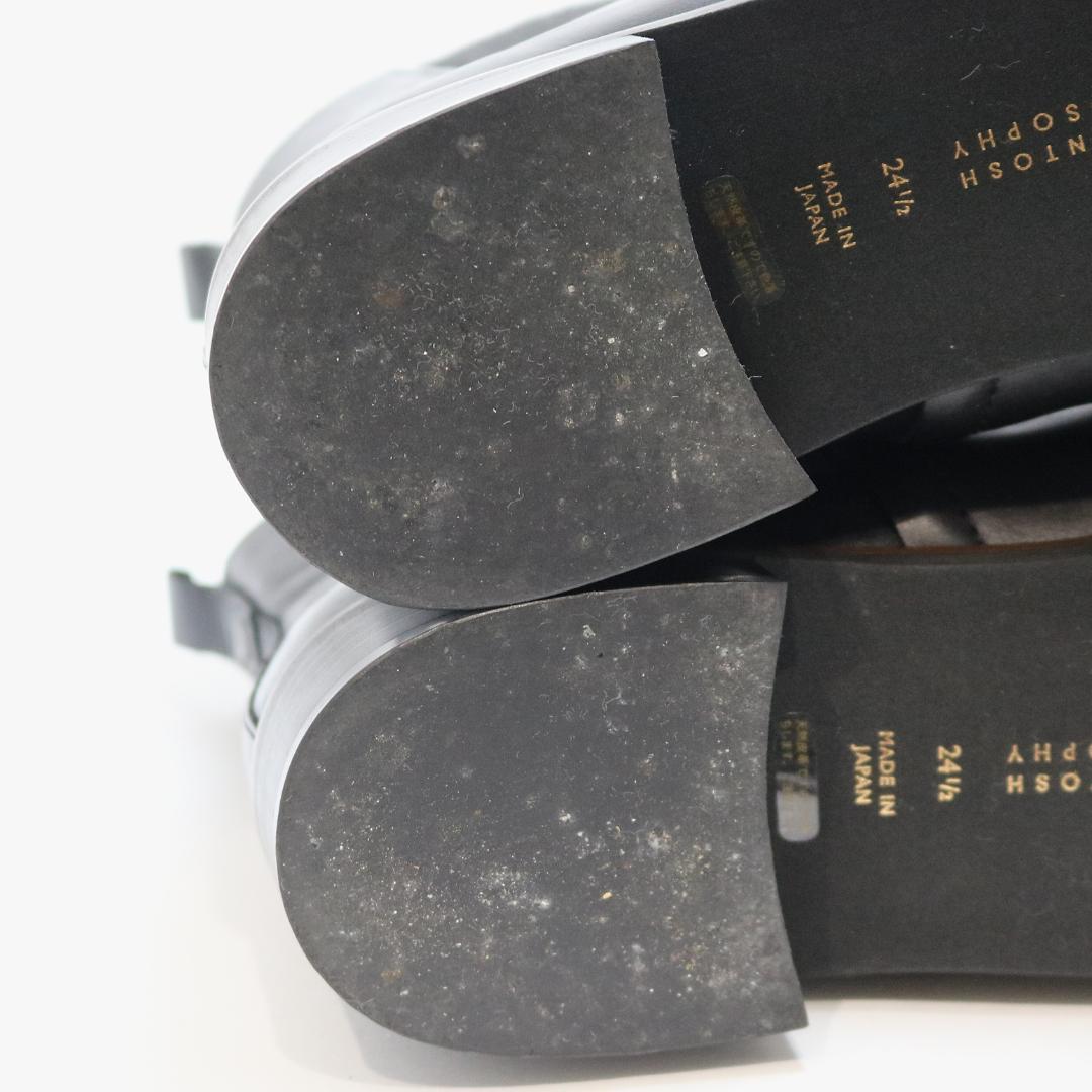 【極美品】マッキントッシュフィロソフィー サイドゴア ショートブーツ 黒