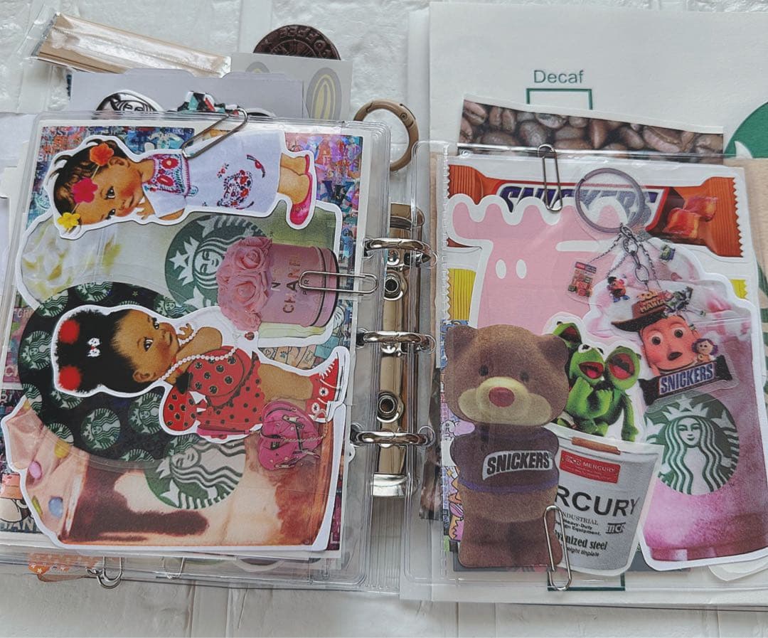 アメキャラおすそ分けファイル&スタバコーヒー系気まぐれ限定1セット増量♡♡