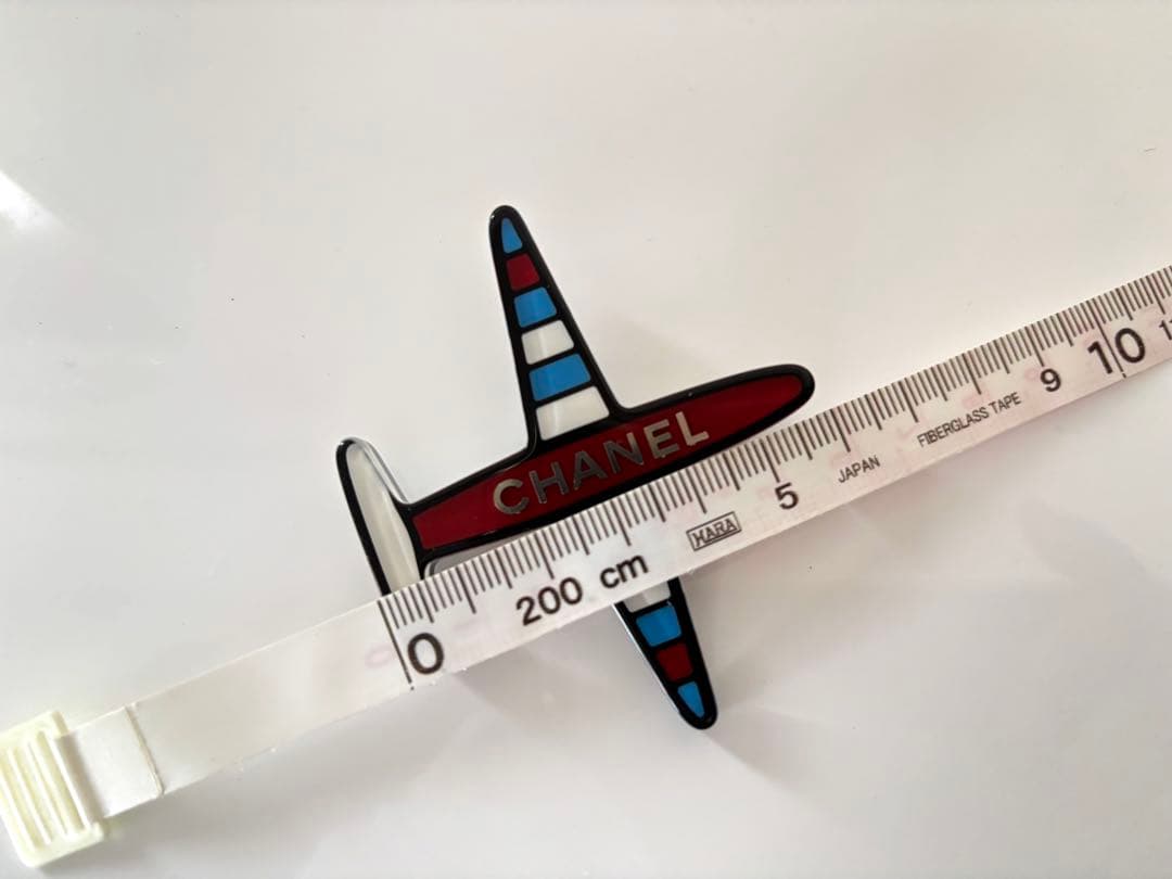 CHANEL シャネル エアライン レジンブローチ　1回着用【極美品】