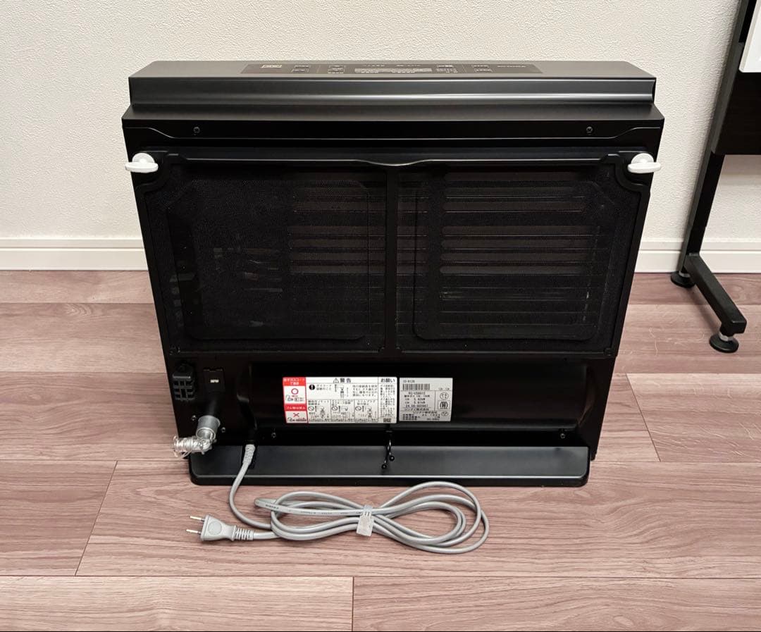 リンナイ ブラックガスファンヒーターRC-U5801E 都市ガス 2024年製