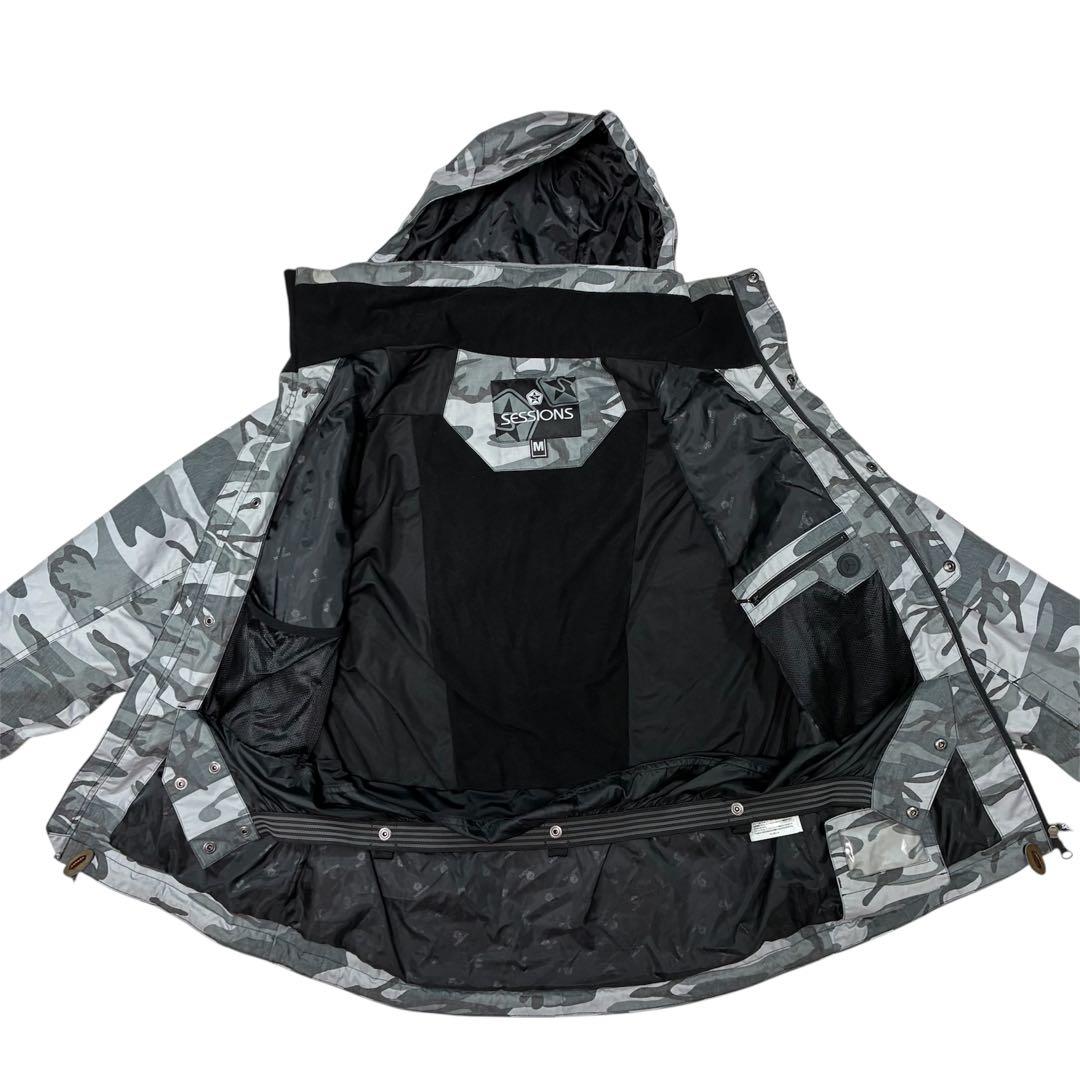 セッションズ ジャケット SESSIONS スノーボードウェア 上下セット M