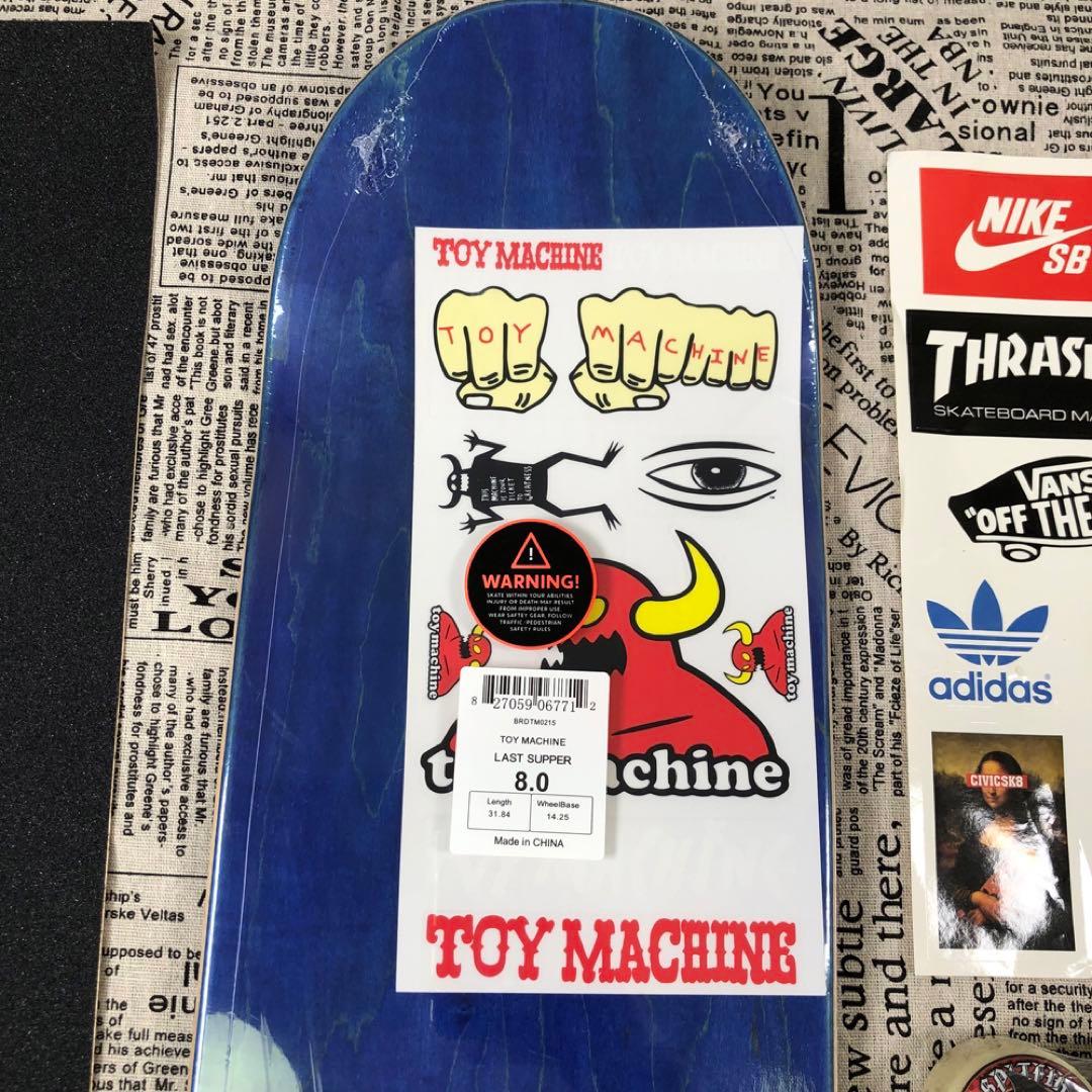 TOY MACHINE スケボー スケートボード スケボーセット 8.0