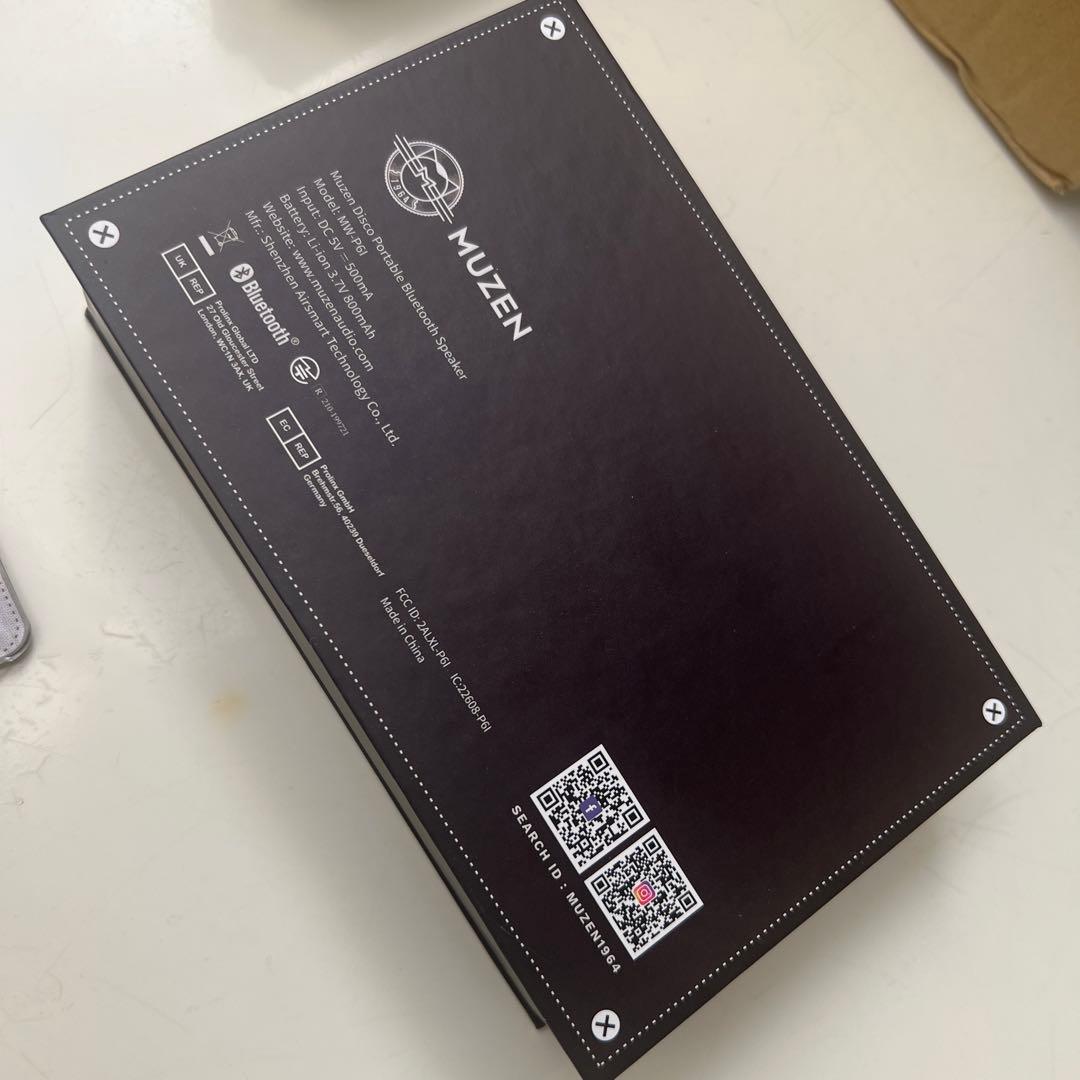 【極美品】MUZEN DISCO MW-P6I Bluetooth対応スピーカー