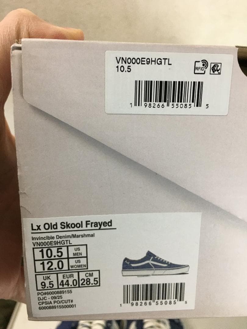 バンズ 新品 28.5cm 希少 ペイント デニム スニーカー