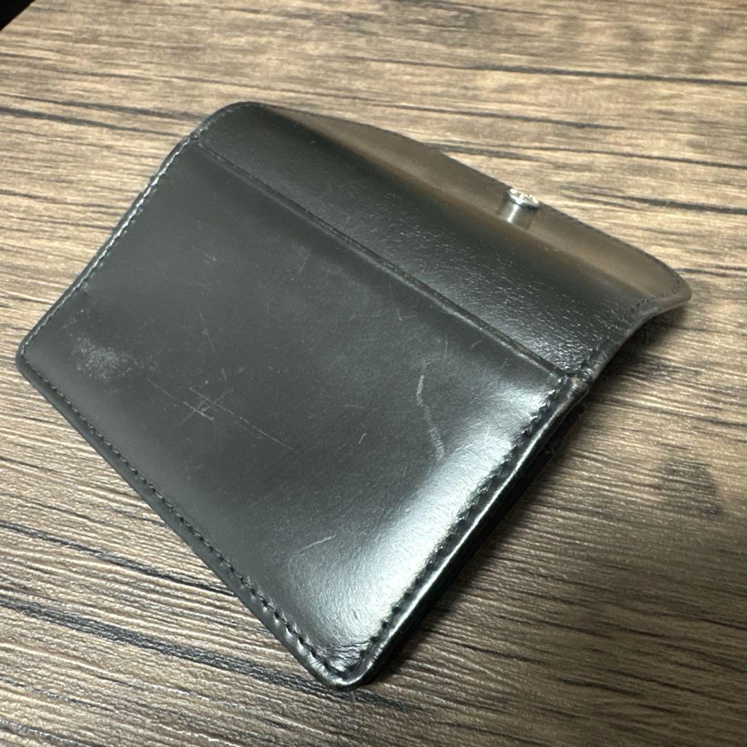 Whitehouse Cox ブライドルレザー 名刺入れ ブラック