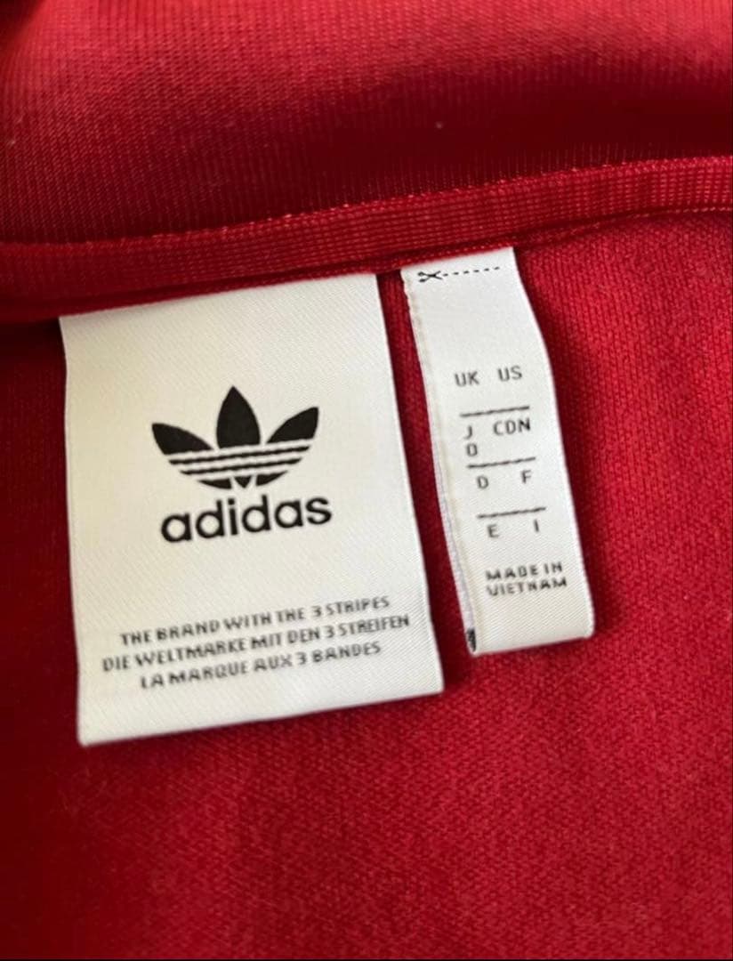 adidas BECKENBAUER TT ジャケット M バーガンディ