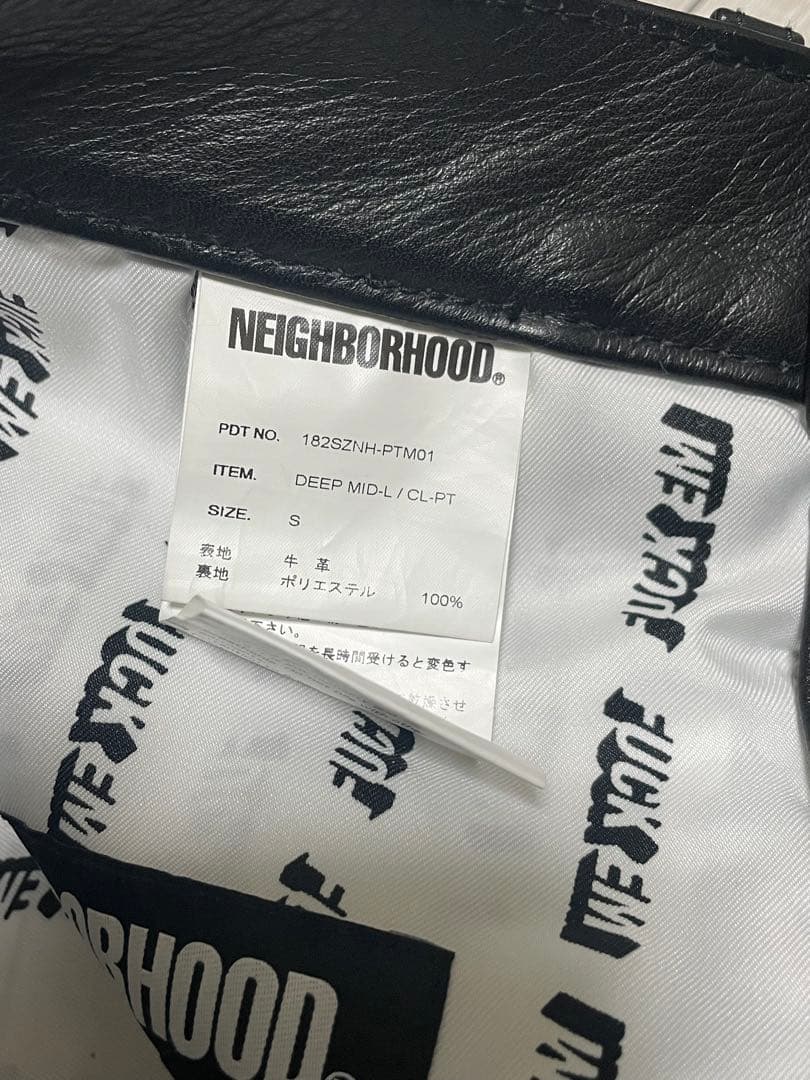 NEIGHBORHOOD レザーパンツ　革パン
