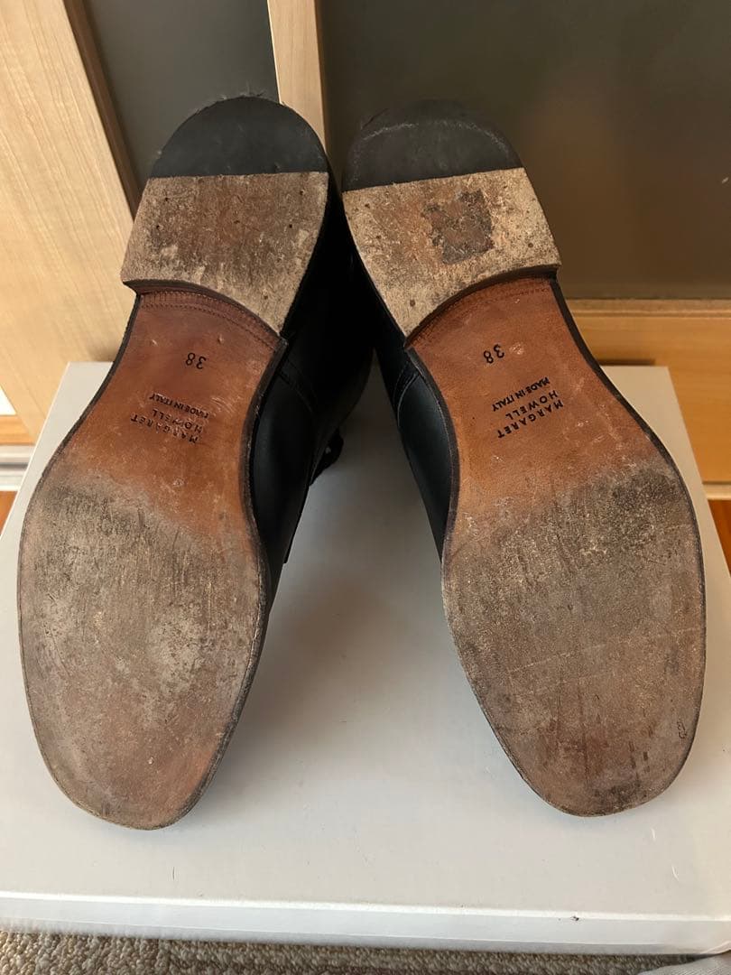 マーガレットハウエル　プレミアムライン　レースアップブーツ