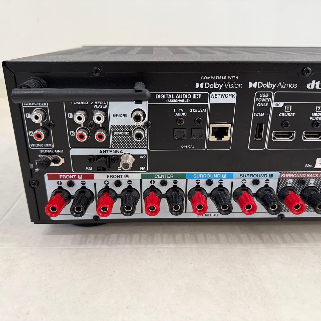 【送料込み】Denon AVR-X1800H-K アンプ airplay デノン