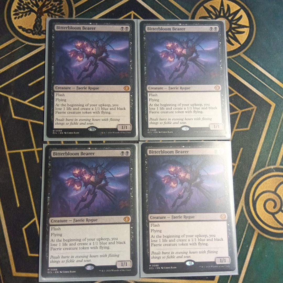 苦花を携える者 英語版 4枚セット