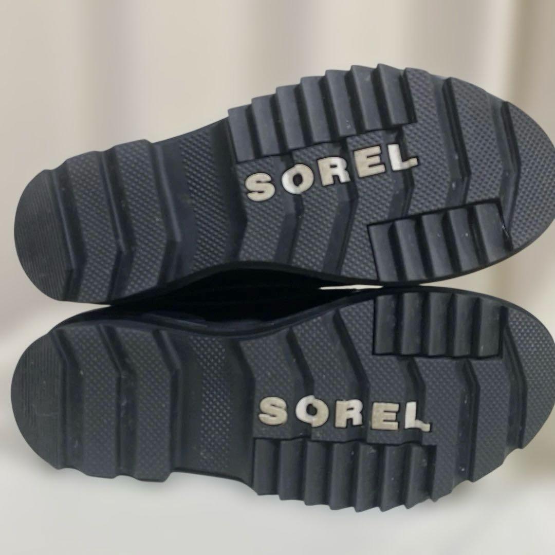 【美品✨】SOREL ソレル OutDry 防水 ウィンターブーツ 24.5黒