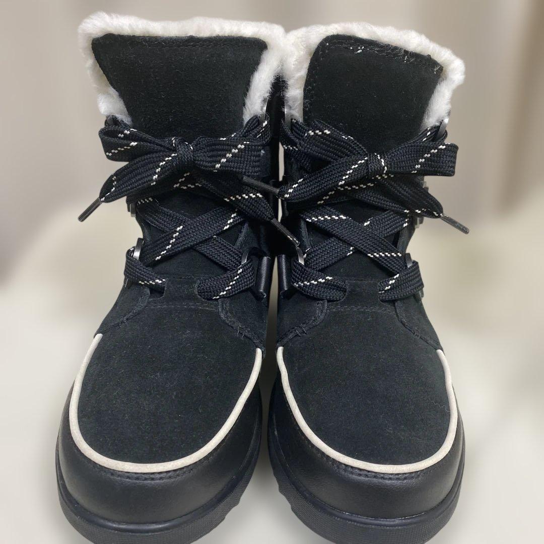 【美品✨】SOREL ソレル OutDry 防水 ウィンターブーツ 24.5黒