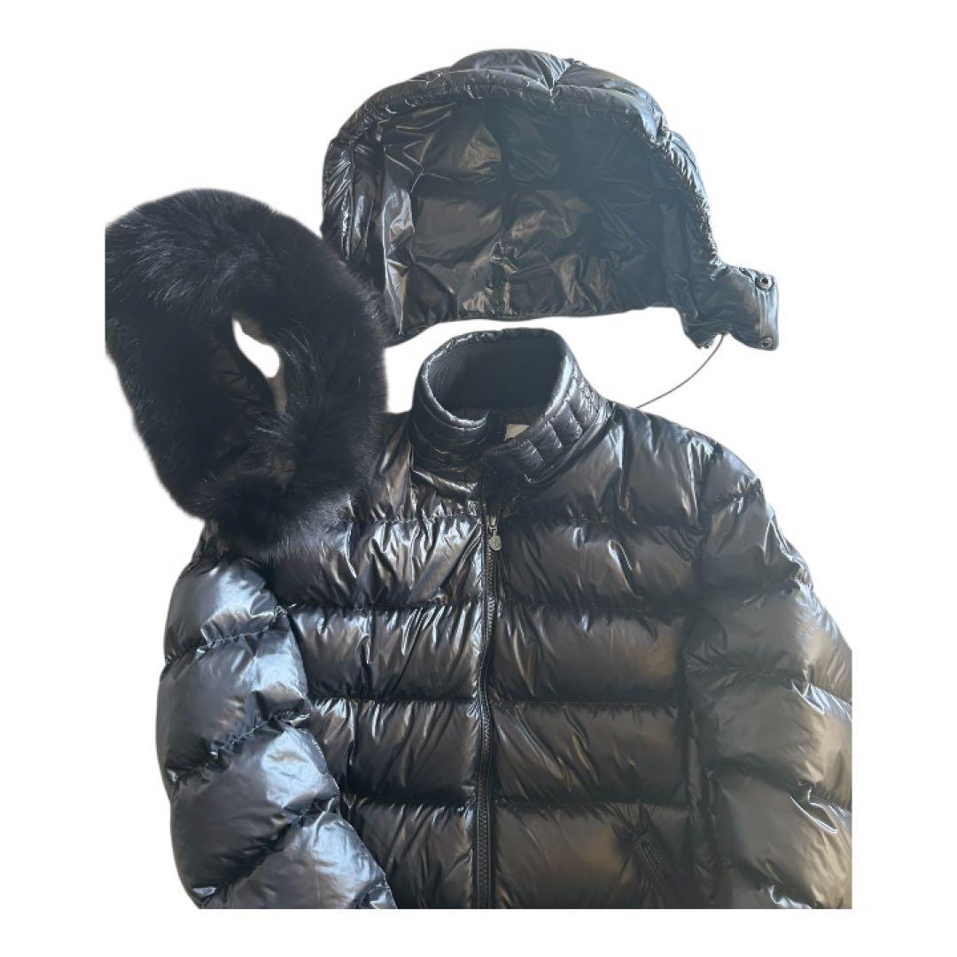 セール 美品 MAN NY フード付ロングダウンコート M