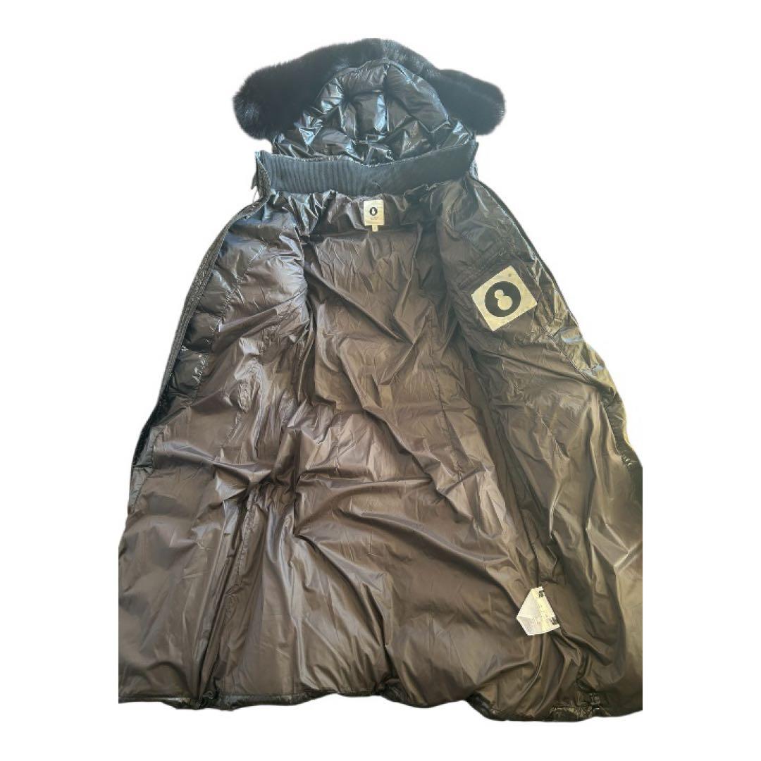 セール 美品 MAN NY フード付ロングダウンコート M