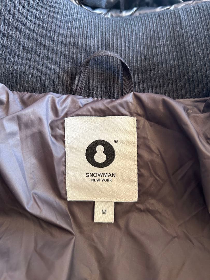 セール 美品 MAN NY フード付ロングダウンコート M