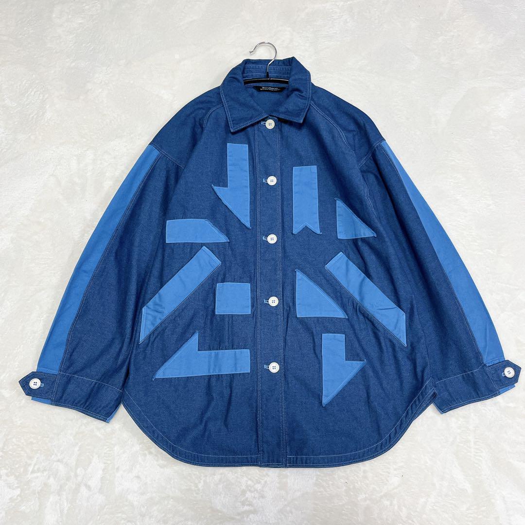 美品★ヤッコマリカルド　ジオメトリーアップリケジャケット