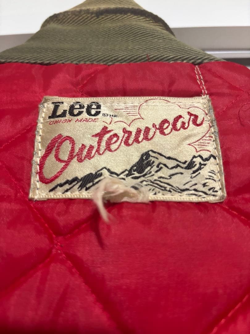 Lee 60s〜70s キルティングツイルジャケット　ヴィンテージ