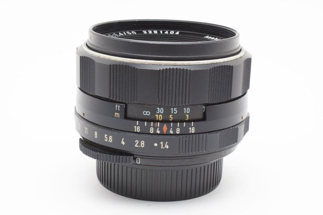黄変無 Super Takumar 50mm F1.4 フード付 Y183