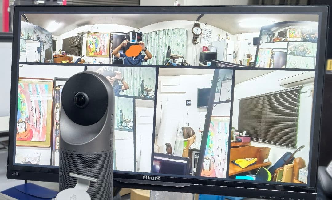 動作確認済　360°WEBカメラ Kandao Meeting Pro