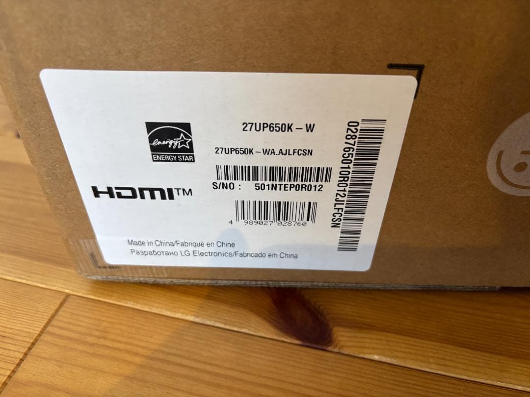 27UP650K-W LG UHD Monitor 4K 27型 モニター