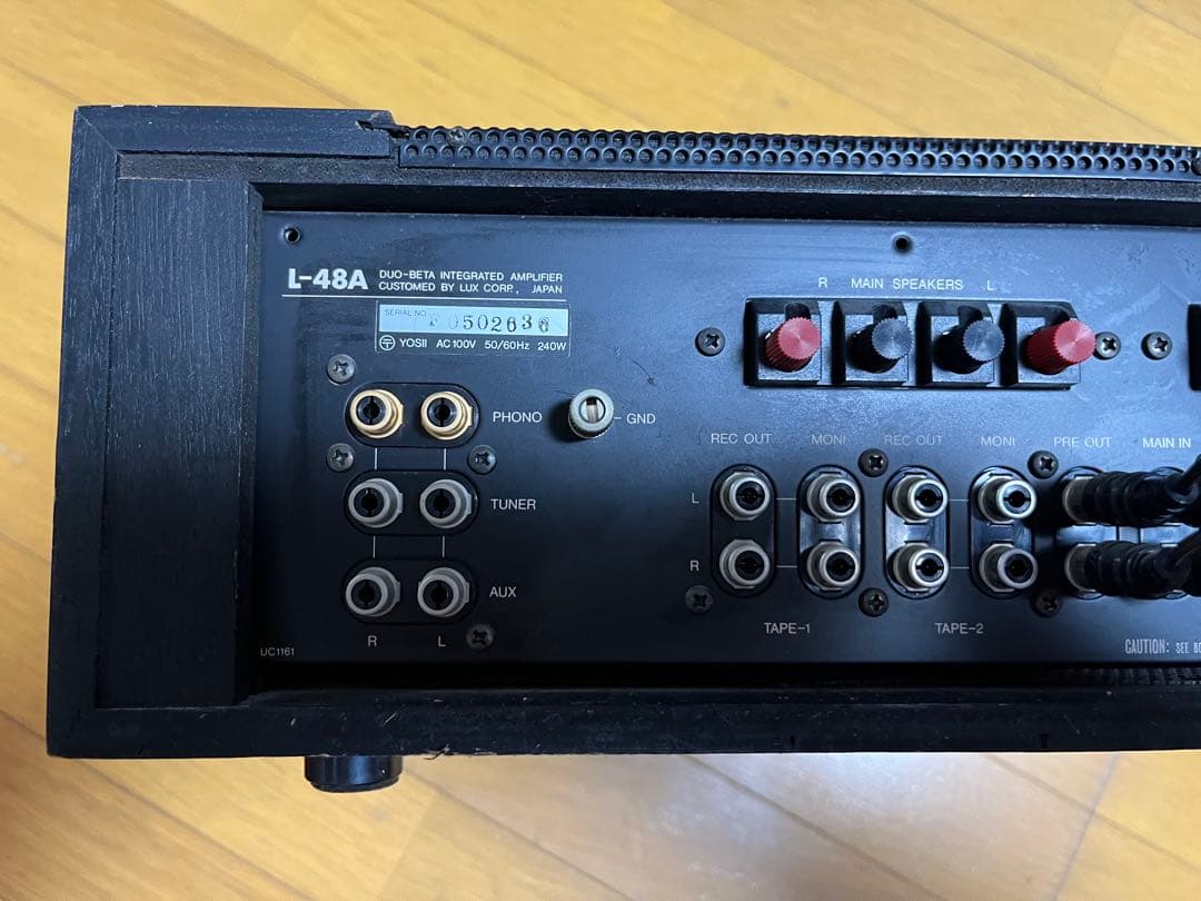 LUXMAN プリメインアンプ L-48Aオーディオ機器