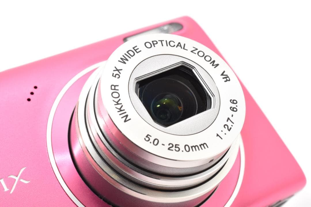 美品)Nikon COOLPIX S5100ニコン　デジカメ　ピンク#954