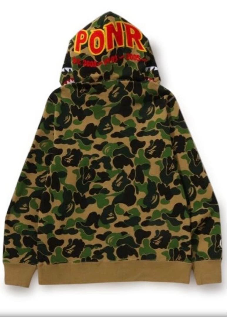 トップス ABC CAMO 2ND SHARK FULL ZIP HOODIE