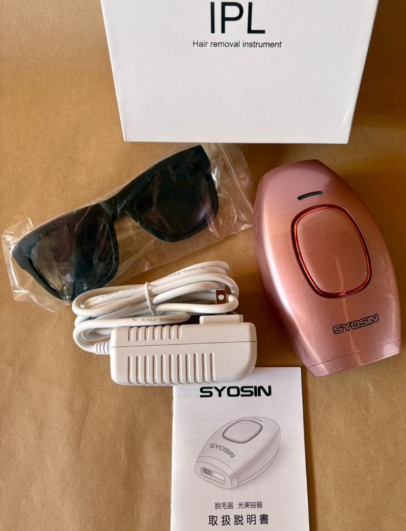 【自宅脱毛お試し価格♪】パルス光 IPL美容器 脱毛ケアしやすいコンパクト設計