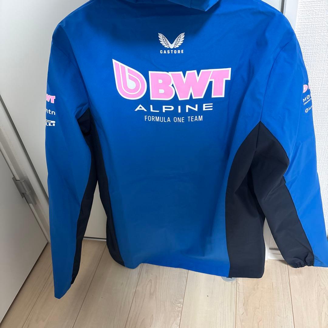アルピーヌ　F1チーム　レインジャケット　ユーロMサイズ　アジアLサイズ