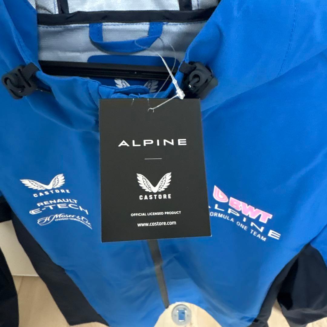 アルピーヌ　F1チーム　レインジャケット　ユーロMサイズ　アジアLサイズ