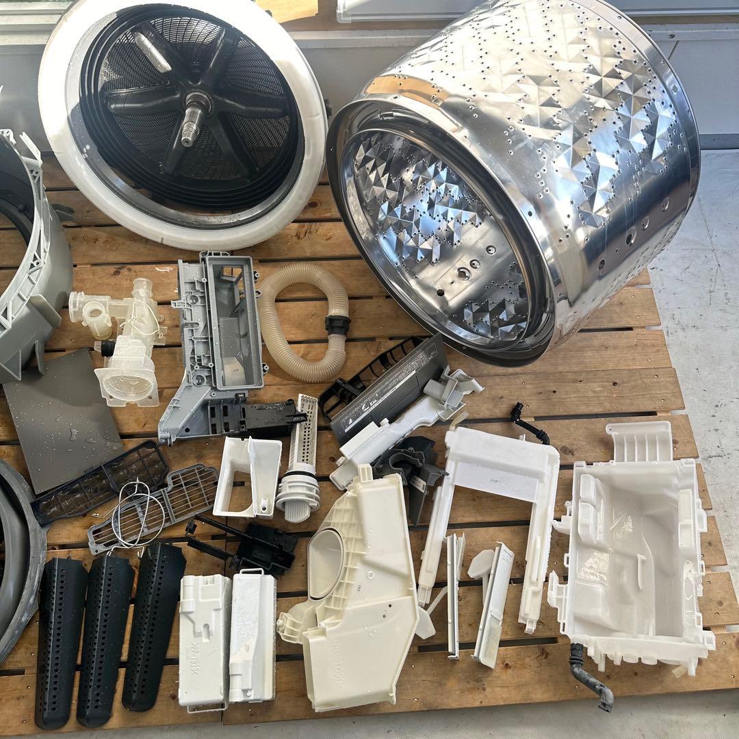 Panasonic NA-VG2200L ドラム式洗濯機　分解洗浄　キューブル