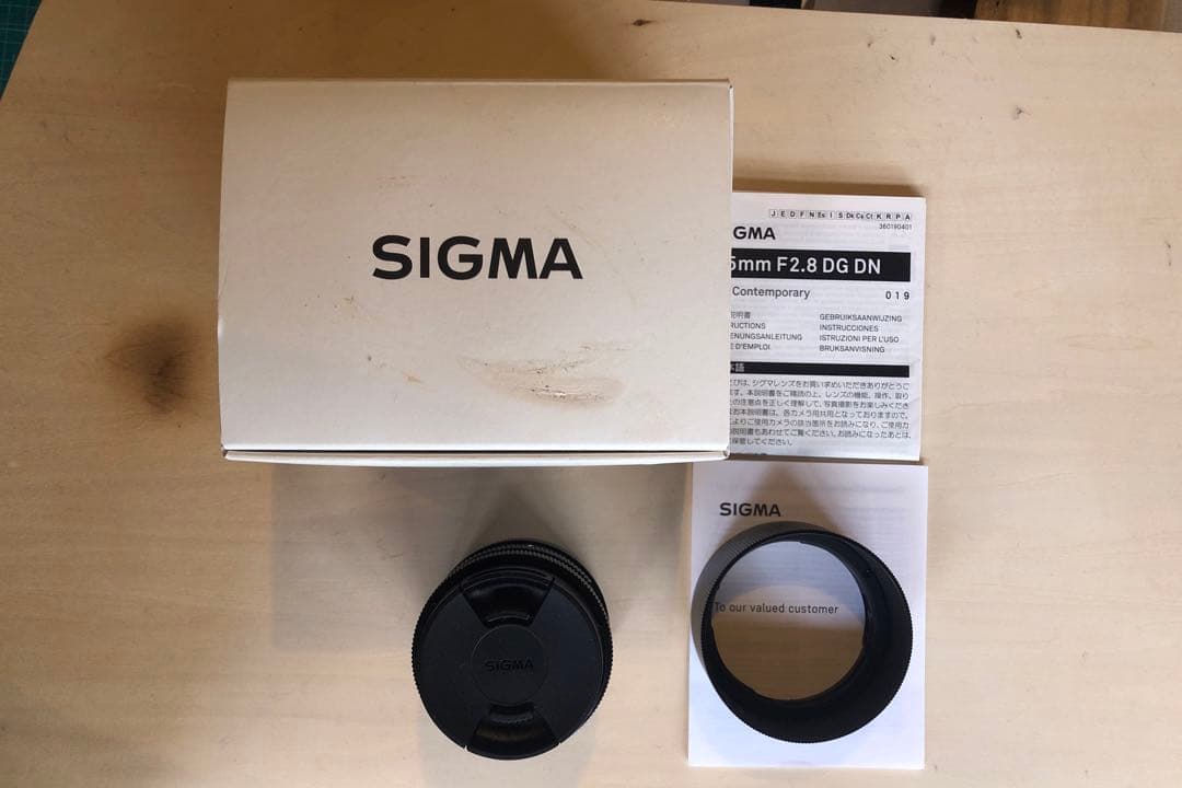 SIGMA 45mm F2.8 DG DN レンズ　Lマウント