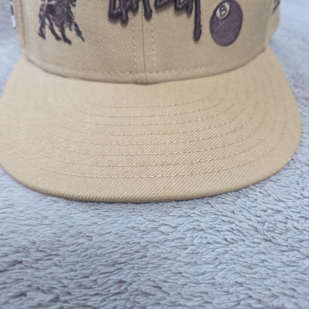 美品stussy × new era キャップ ALL Logo