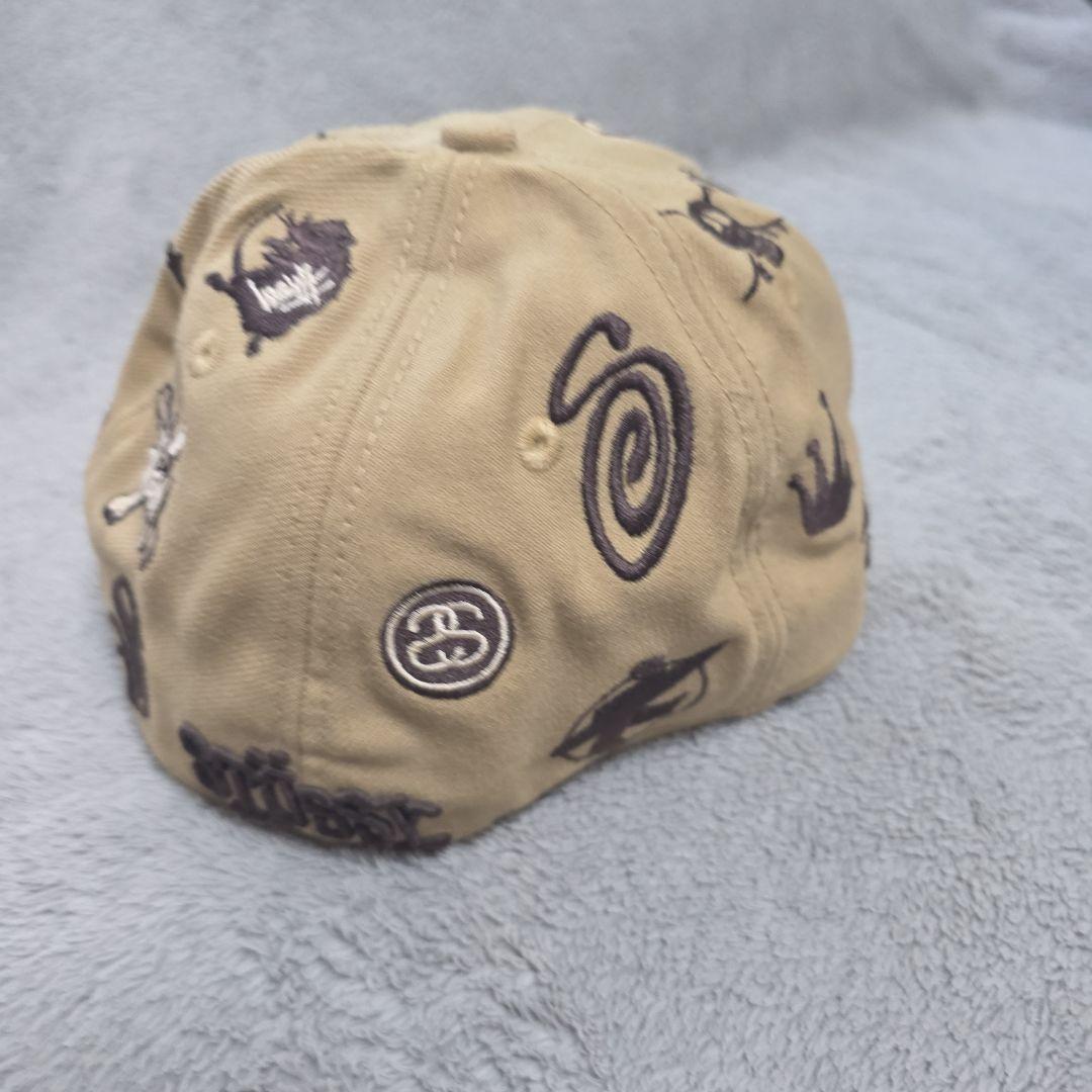 美品stussy × new era キャップ ALL Logo