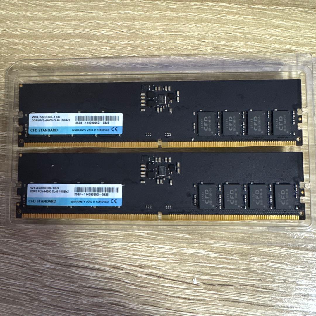 メモリー DDR5-5600 16Gx2 CFD STANDARD