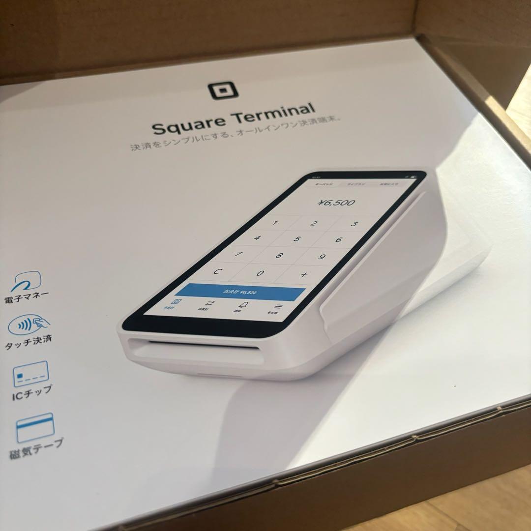 【新品未使用】squareターミナル✨レジロール20ロール付