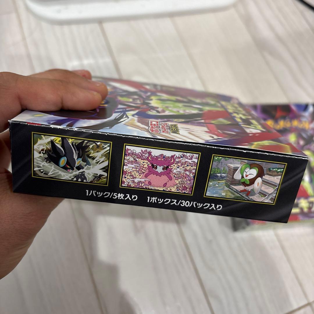 ポケカードムニキスゼロシュリンク付き1BOXシュリンクなしペリペリあり1BOX