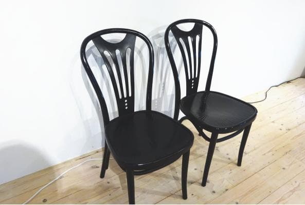 ゆずぺいコスガ　ベントウッドチェア　カフェチェア　ポーランド製　2脚セット