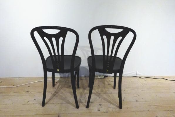 ゆずぺいコスガ　ベントウッドチェア　カフェチェア　ポーランド製　2脚セット