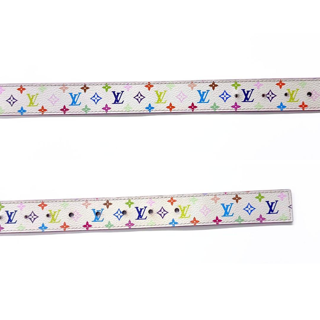 専用 ルイヴィトン マルチカラー サンチュール キャレ ブロン M6891