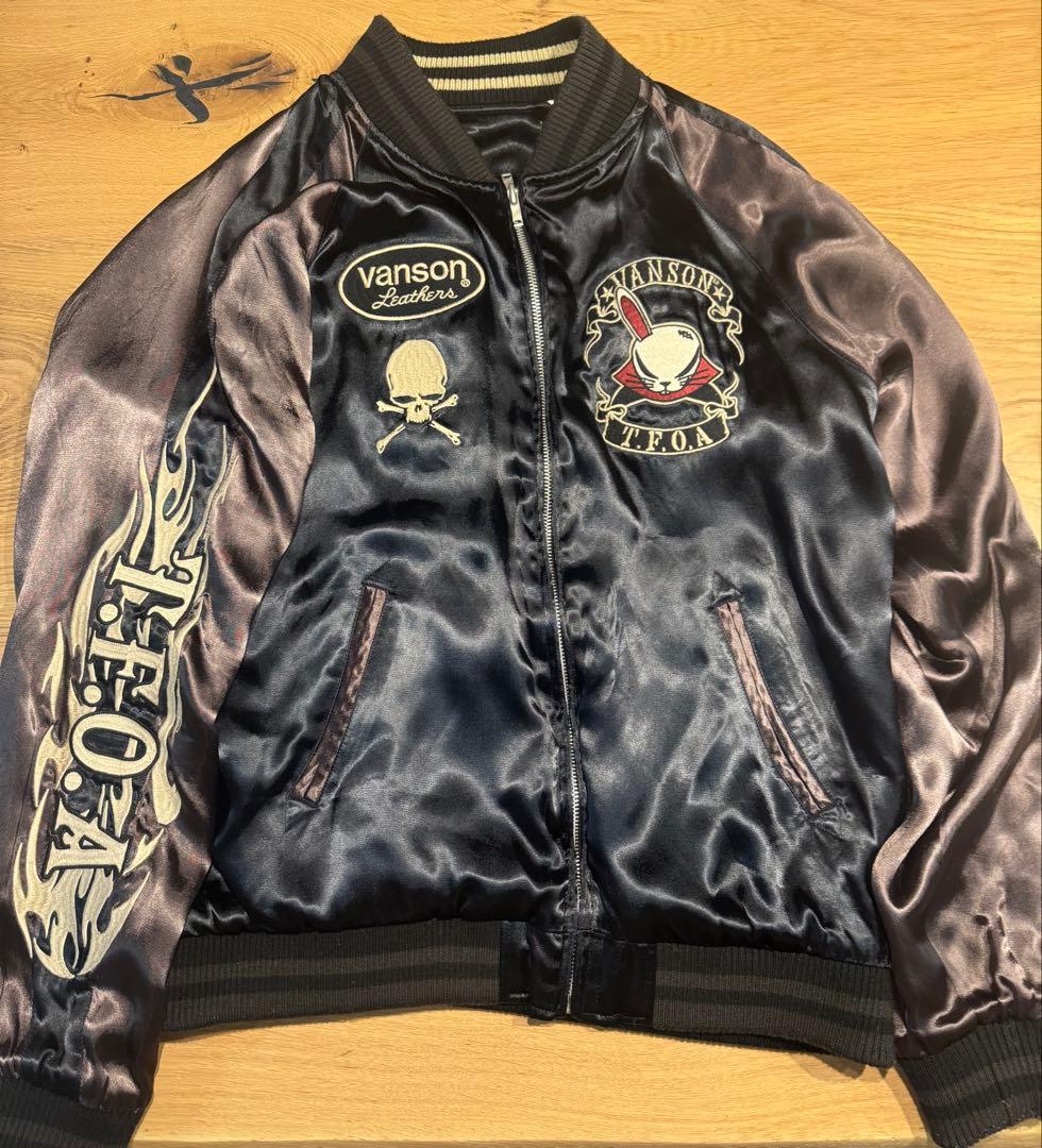 VANSON × クローズ スカジャン坊屋春道モデル × デスラビット