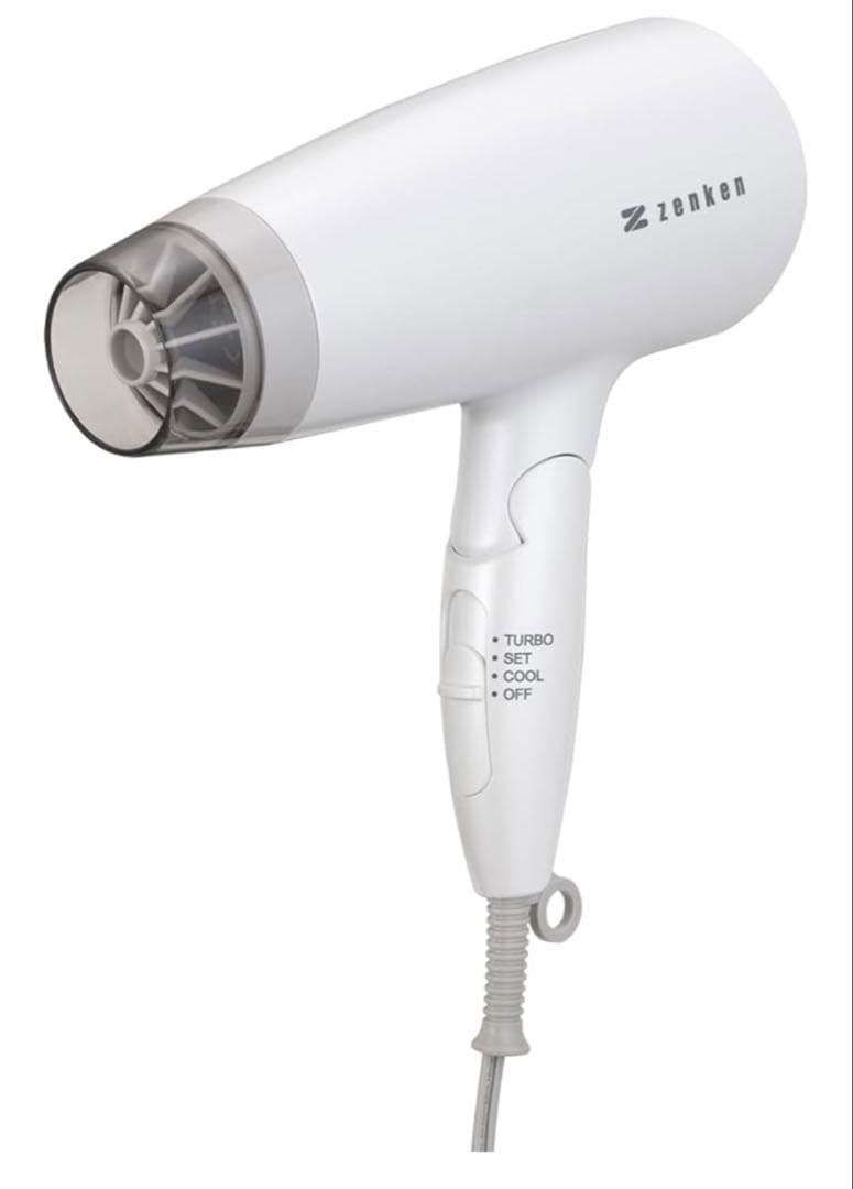 【値下げ】ゼンケン 低電磁波ヘアドライヤー ZD-750W ホワイト